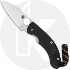 Spyderco Perrin PPT C135GP - S30V Modified Wharncliffe - Milled Black G10 - Discontinued Item - BNIB