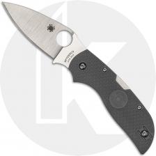 Spyderco C152PGY Chaparral Lightweight EDC Knife Leaf Blade Gray FRN Handle