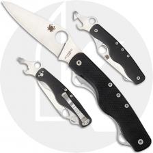 Spyderco ClipiTool Standard C208GP Compact Multi Function Folder Locking Blade G10 Handle