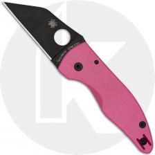 Spyderco MicroJimbo C264GPNBKP Knife - Sprint Run - DLC CPM S30V Wharncliffe - Pink G10 - USA Made