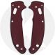 AWT Spyderco Manix 2 Lightweight Scales - Aggressive Agent - Linerless - Exclusive Oxblood Type III Hard Coat