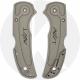 AWT Spyderco Native 5 Lightweight Scales - Agent Series - Sniper Grey Anodized - USA Made