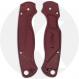 AWT Spyderco PM2 Scales - Checker Milling - Exclusive Oxblood Type III Hard Coat