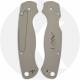 AWT Spyderco Para Military 2 CruCarta Scales - Agent Series - Sniper Grey Anodized - USA Made