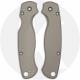 AWT Spyderco Para Military 2 CruCarta Scales - Agent Series - Sniper Grey Anodized - USA Made