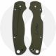 AWT Spyderco Para Military 2 CruCarta Scales - Agent Series - OD Green Anodized - USA Made