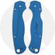 AWT Spyderco Para Military 2 CruCarta Scales - Agent Series - Cobalt Blue Anodized - USA Made