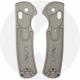 AWT Benchmade Redoubt Custom Aluminum Scales - Archon Series - Sniper Grey Anodized - USA Made