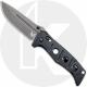 Benchmade Adamas 275GY-1 Knife - Shane Sibert - Tungsten Grey CruWear Drop Point - Black G10 - AXIS Lock Folder - USA Made