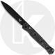 Benchmade SOCP Tactical Folder 391BK - Black Plain Edge D2 Spear Point - Black CF Elite - AXIS Lock Folder - USA Made