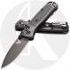 Benchmade Mini Bugout 533BK-2 Knife - Black S30V Drop Point - Black CF-Elite - AXIS Lock Folder - USA Made