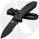 Benchmade Presidio II Ultra Knife 570SBK-1 - Black Part Serrated S30V Drop Point - Black CF Elite - AXIS Lock Folder - USA Made