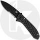 Benchmade Presidio II Ultra Knife 570SBK-1 - Black Part Serrated S30V Drop Point - Black CF Elite - AXIS Lock Folder - USA Made