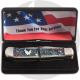 Case 16300 U.S. Veteran Trapper Knife Gift Set Embellished Smooth Natural Bone 6254SS