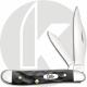 Case Knives Case Rough Black Peanut Knife, CA-18225