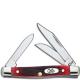 Case Small Stockman Knife, Barnboard Crimson Bone, CA-29146