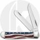 Case Mini Trapper 64135 Star Spangled Patriotic Smooth Natural Bone 6207SS