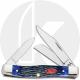 Case Knives Case Navy Blue Bone Medium Stockman Knife, CA-7049