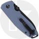 CRKT Squid XM Button Lock 2495G Knife - Black Oxide D2 Drop Point - Gray (Blue) G10