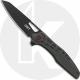 CRKT Thero 6290 - TJ Schwarz EDC - Black Oxide Sheepsfoot - Black GRN and Carbon Fiber - Liner Lock Folder