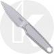 CRKT HangTi 7066 Fixed Blade Knife - Bead Blast Titanium - Neck Knife