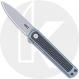 CRKT Pup Liner Lock 7070 Knife - Bead Blast D2 Drop Point - Black G10 - Flipper Folder