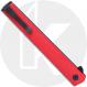 CRKT CEO Flipper 7097RK - Richard Rogers EDC - Black AUS 8 Blade - Red GRN - Flipper Folder