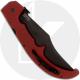 Cold Steel Espada XL 62MGC-RRBK Knife - Black AUS 10A Clip Point - Ruby Red G10