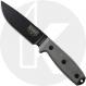 ESEE Knives ESEE-4P Black Drop Point - Micarta Handle - Coyote Brown Molded Sheath