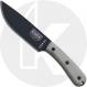 ESEE Knives ESEE-6HM-K Black Drop Point - Traditional Micarta Handle - Black Kydex Sheath