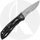 Gerber Harsey Air Frame 5851 Knife - First Production - Part Serrated 154CM Clip Point - Titanium - Discontinued - BNIB