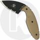 KA-BAR Knives KABAR TDI Knife, Part Serrated Coyote Brown, KA-1477CB