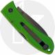 KABAR Dozier Folding Hunter 4062KG - Bob Dozier EDC - Black Drop Point - Kelly Green Zytel - Lockback Folder