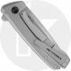 Kershaw Comeback 2055 - Stonewash Drop Point - Bead Blast Stainless Steel - KVT Flipper Folder