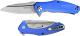 Kershaw 7007BLU Natrix Limited Stonewash Drop Point Blue G10 EDC Assisted Flipper Folder