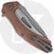 Kershaw Natrix XL Copper 7008CU - Stonewash D2 Drop Point - Copper Handle - KVT Flipper Folder