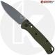 MODIFIED Benchmade Bugout 535GRY-1 Knife + AWT OD Green Aluminum Scales