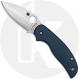 MODIFIED Spyderco Sage 5 Lightweight - CPM SPY27 - AWT Exclusive Midnight Blue Contoured Scales