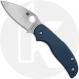 MODIFIED Spyderco Sage 5 Lightweight - CPM REX 121 - AWT Exclusive Midnight Blue Contoured Scales