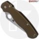 MODIFIED Spyderco Para Military 2 Knife + AWT Agent PM2 FDE Scales