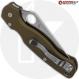 MODIFIED Spyderco Para Military 2 Knife + AWT Agent PM2 FDE Scales