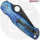 MODIFIED Spyderco Para Military 2 Knife with Acid Stonewash + KP Titanium Scales MAYHEM FINISH