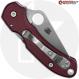 MODIFIED Spyderco Para 3 Knife 15V Sprint Run + AWT Oxblood Checker Milling Scales