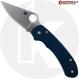 MODIFIED Spyderco Para 3 LW Knife SPY27 + Exclusive AWT Midnight Blue Scales