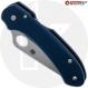 MODIFIED Spyderco Para 3 LW Knife SPY27 + Exclusive AWT Midnight Blue Scales