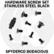 Stainless Replacement Hardware Screw Set for Spyderco Bodacious