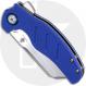 Kizer Vanguard c01c Mini Sheepdog V3488C3 - Chris Conaway - Satin 154CM Cleaver Style - Blue G10 - Liner Lock Flipper Folder