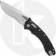 Microtech Amphibian RAM-LOK Knife - Stonewashed Part Serrated Bohler M390MK Drop Point - Fluted Black G10