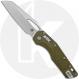 Microtech MSI Lawnman RAM-LOK Knife - Stonewash Sheepsfoot Bohler M390MK - OD Green Frag G10