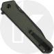 QSP Mamba V2 QS111-I2 - Black Stonewash D2 Clip Point - Green Micarta - Liner Lock Flipper Folder